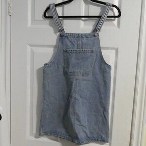 H STYLE | small | light blue denim overalls skirt | NEW | NWOT